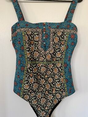 BOTEH Zoe one-piece Boho swim sz. large